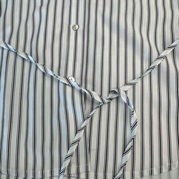 Fashion Nova White and Black Striped Shirt - Picture 5 of 7